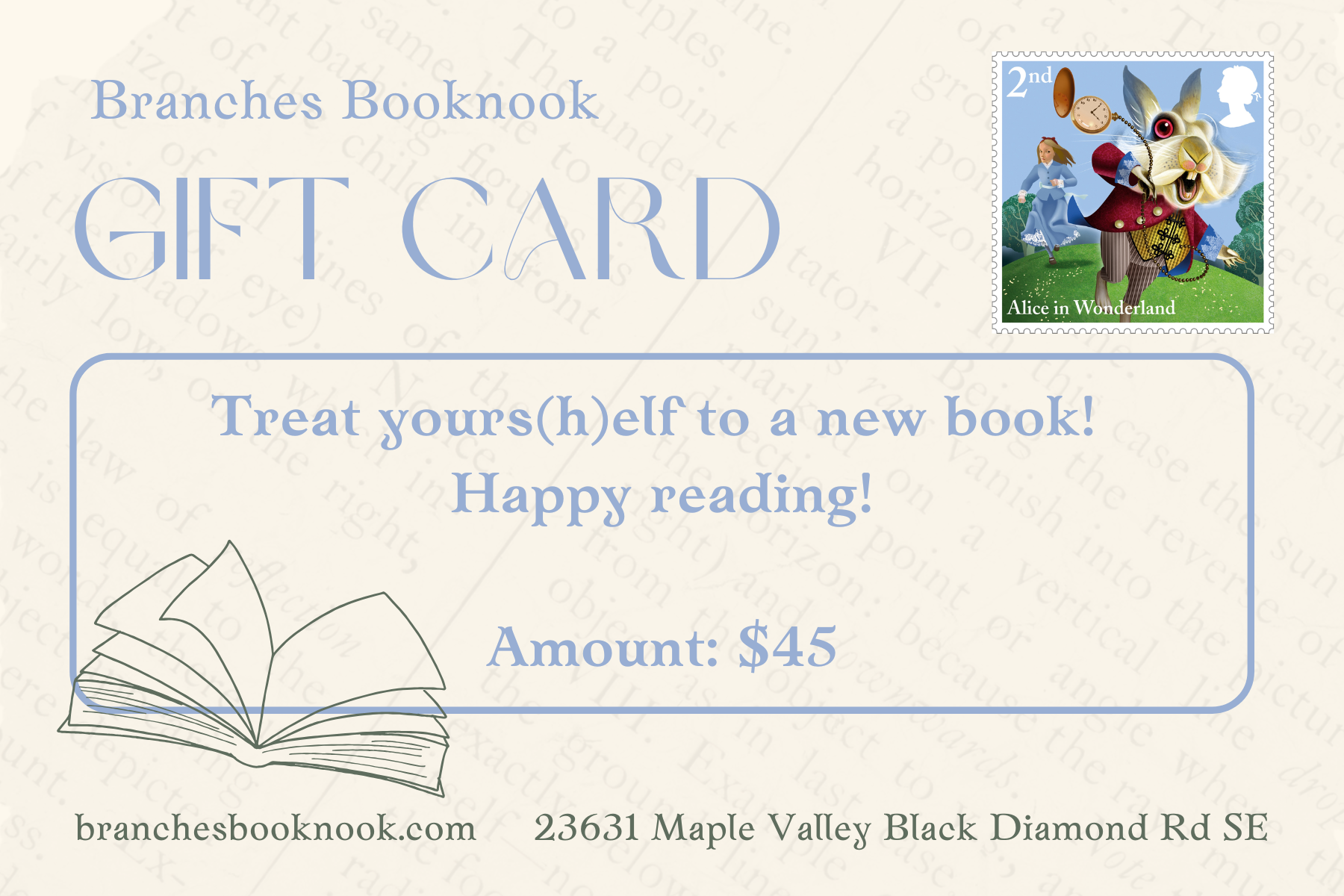 Branches Booknook Gift Card